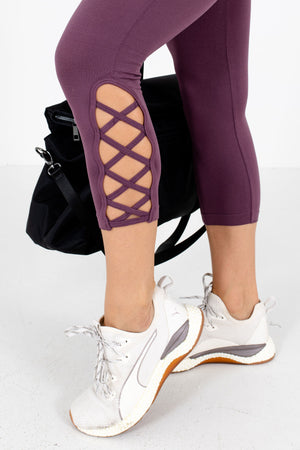 Purple Affordable Online Boutique Workout Clothing for Women