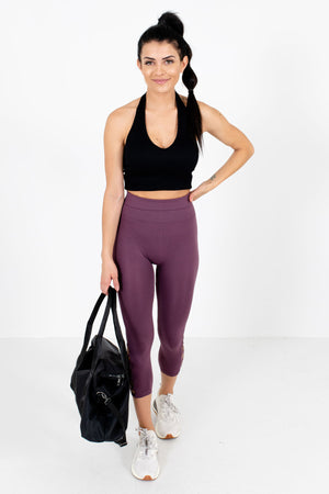 Women’s Purple Cute and Comfortable Boutique Active Leggings