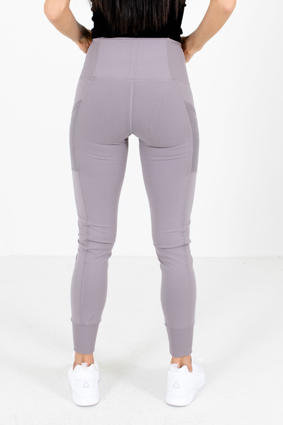 Women’s Dusty Purple Jogger Style Boutique Active Leggings