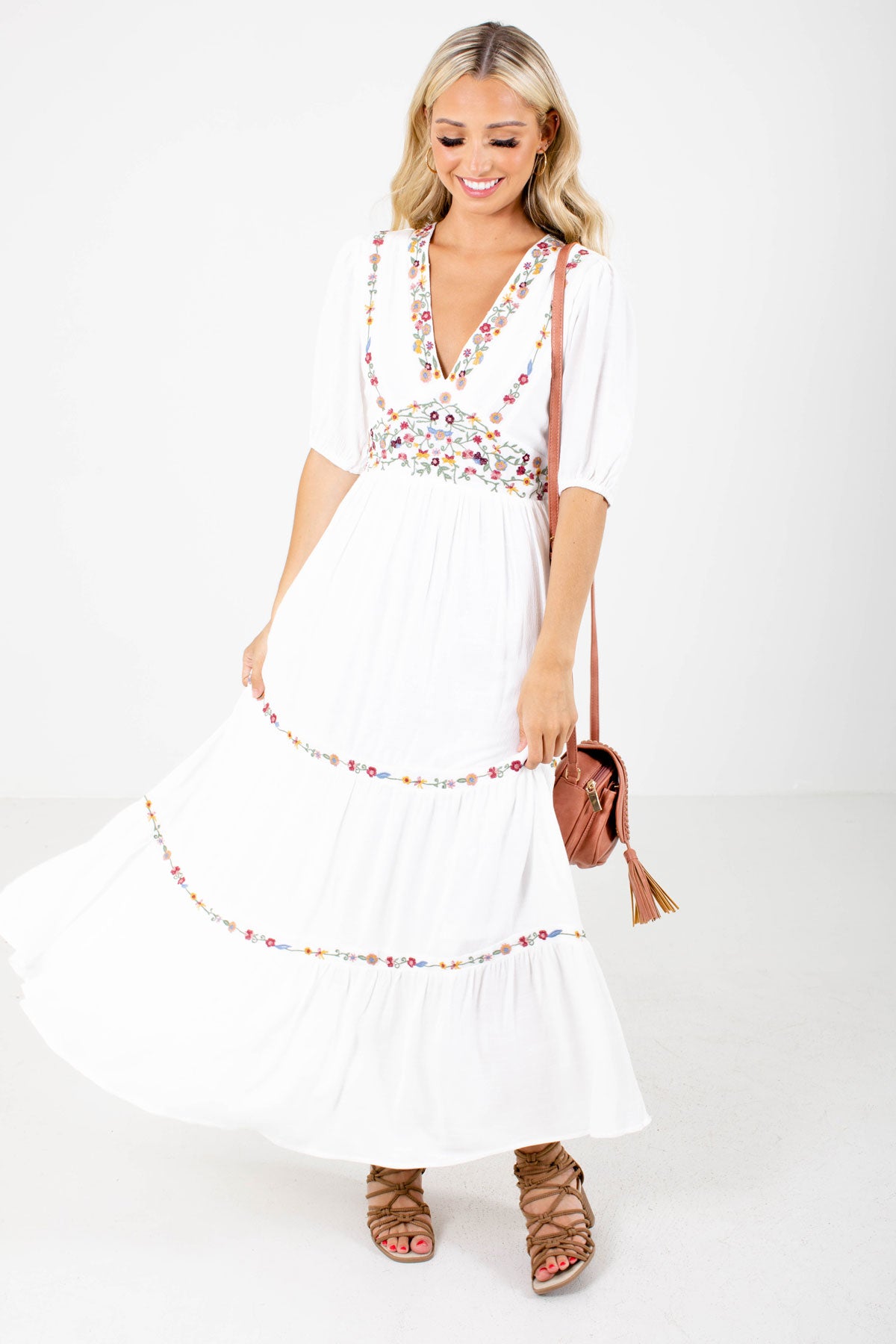 Women's Fully Lined Boutique Maxi Dress