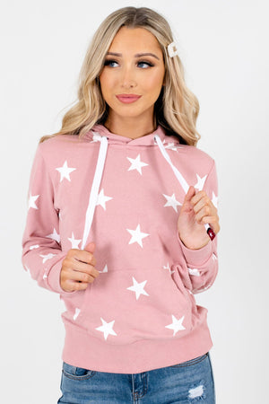 Women’s Pink Warm and Cozy Boutique Hoodies