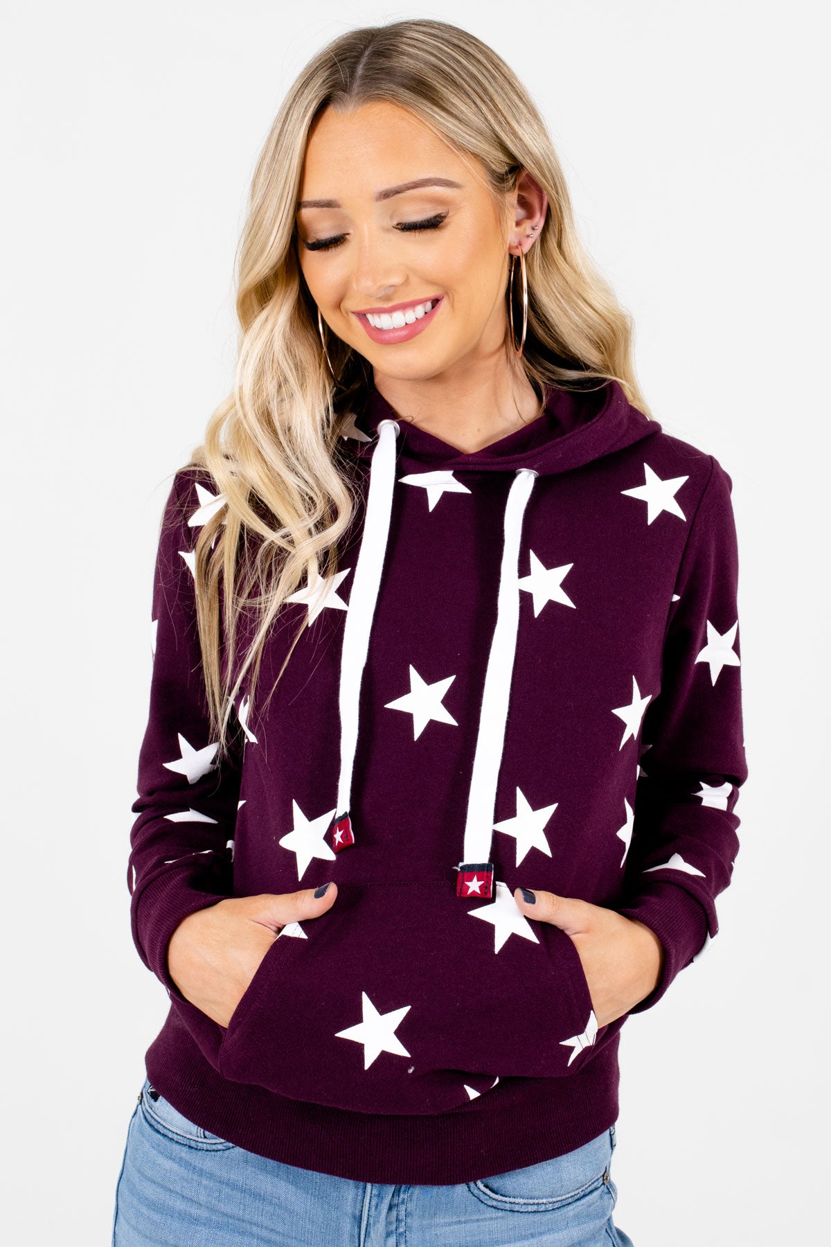 Women’s Purple Warm and Cozy Boutique Hoodies