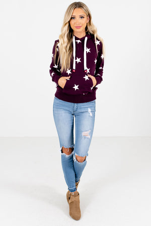 Purple Cute and Comfortable Boutique Hoodies for Women