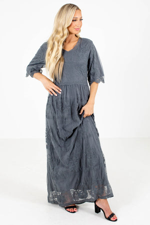 Women's Gray Spring and Summertime Boutique Clothing