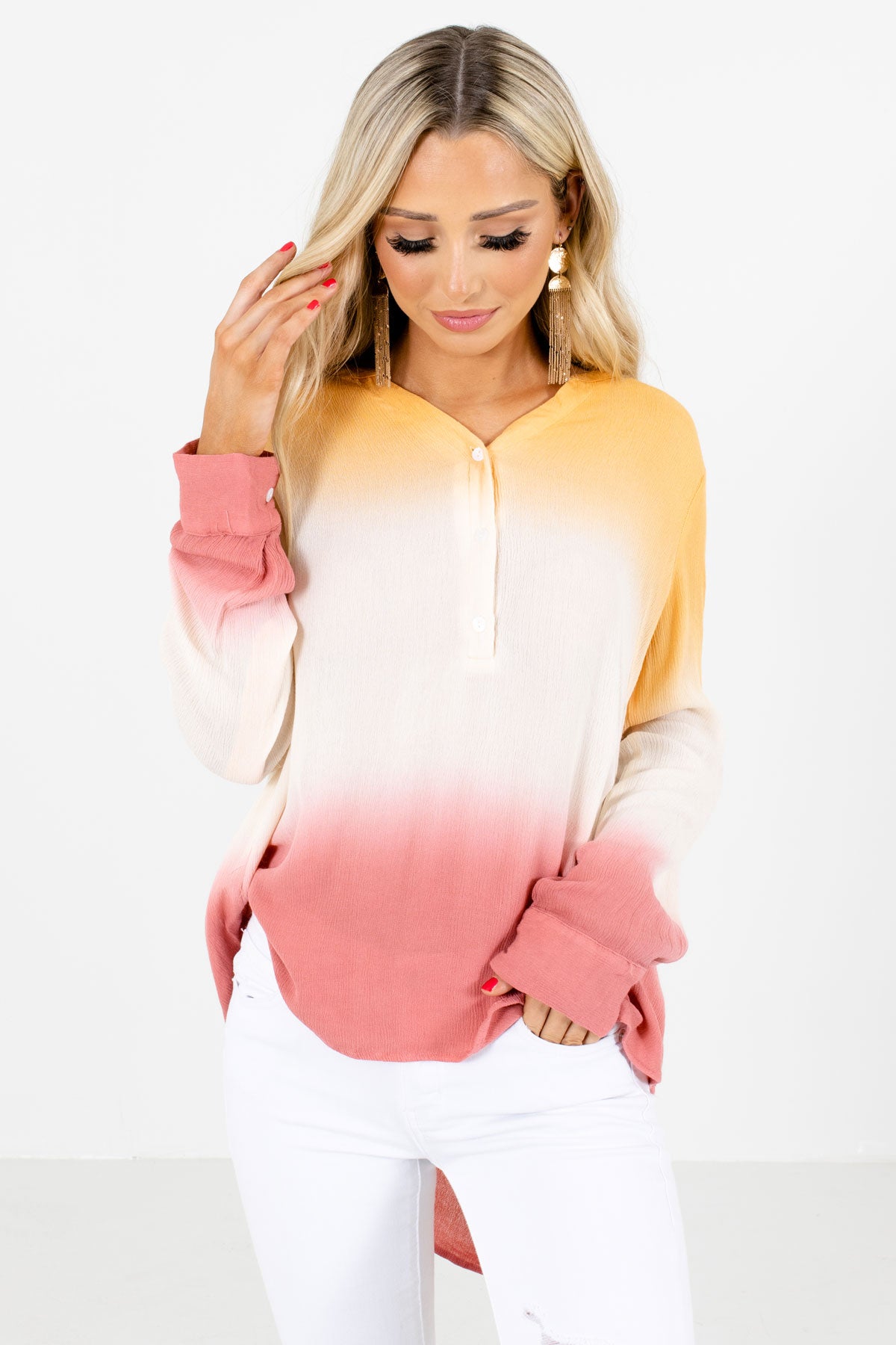 Pink Cute and Comfortable Boutique Shirts for Women