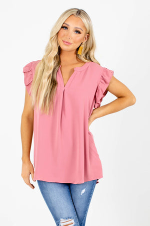 Right Reasons Short Sleeve Blouse