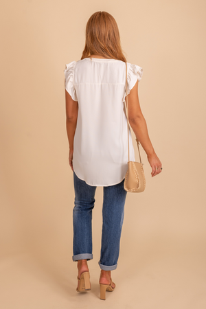 Women's Cream Spring and Summertime Boutique Clothing