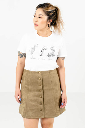 Season of Love Olive Green Mini Skirt Boutique Mini Skirts