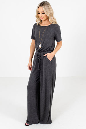 Women's Charcoal Gray Spring and Summertime Boutique Clothing