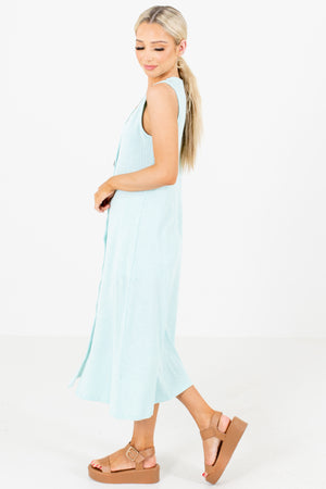 Green Cute and Comfortable Boutique Midi Dresses for Women