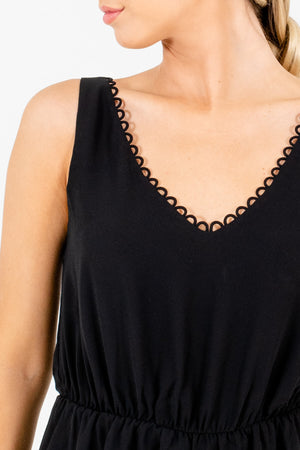 Black Affordable Online Boutique Clothing for Women