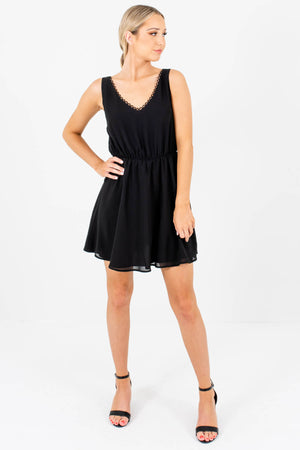 Black Cute and Comfortable Boutique Mini Dresses for Women