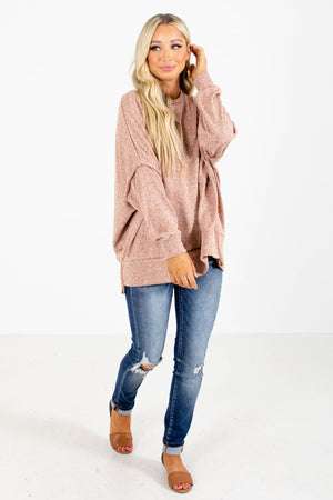 Women's Pink Fall and Winter Boutique Sweaters