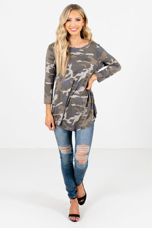 Women's Green Fall and Winter Boutique Clothing
