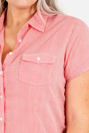 Red Affordable Online Boutique Clothing for Women