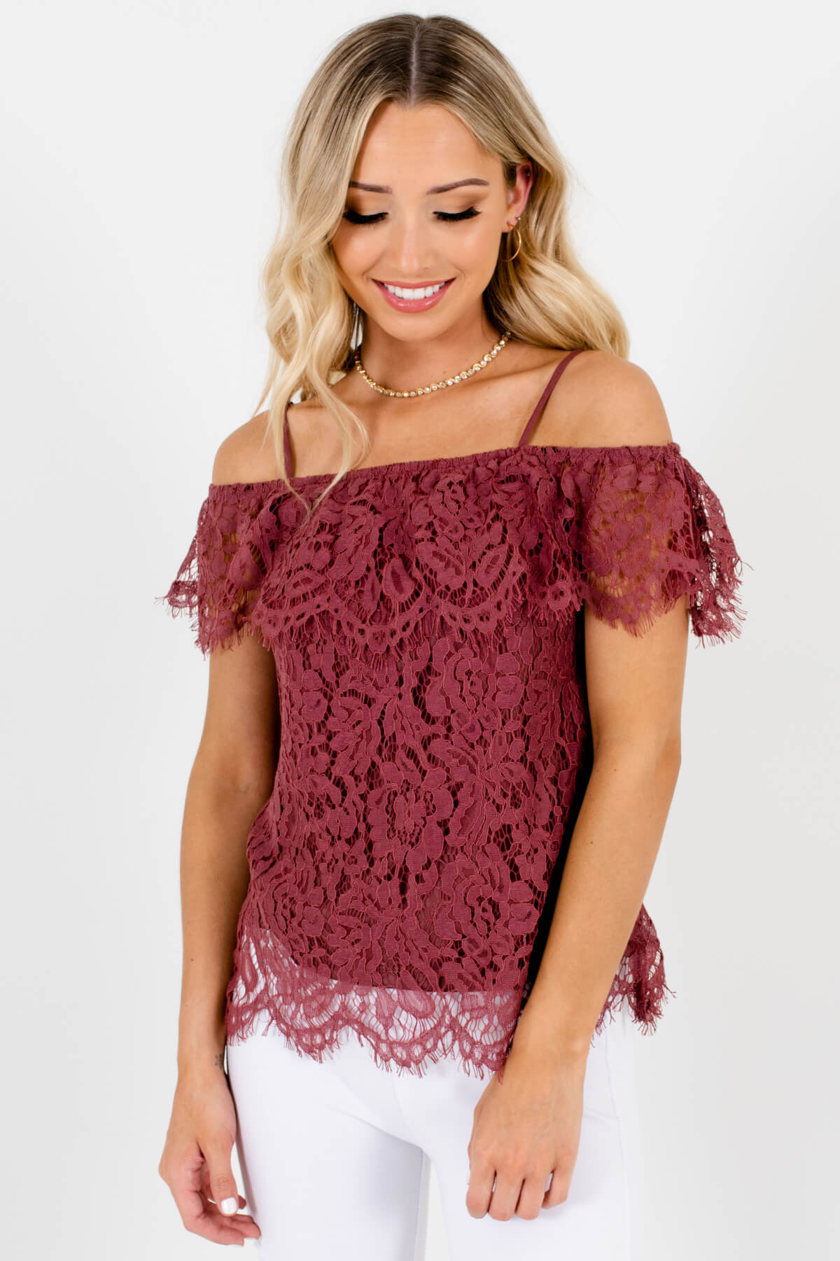 Mauve Purple Cute and Comfortable Boutique Tops for Women