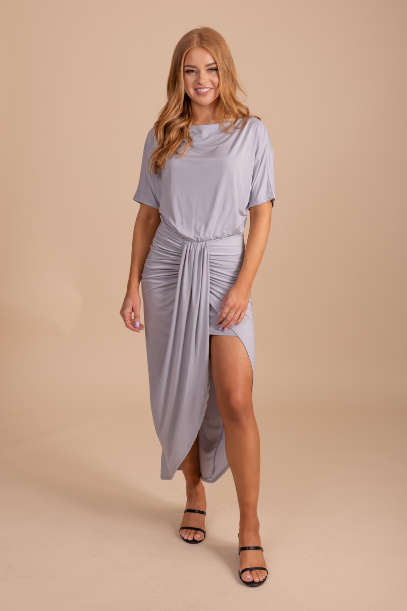 Off the shoulder shop t shirt maxi dress