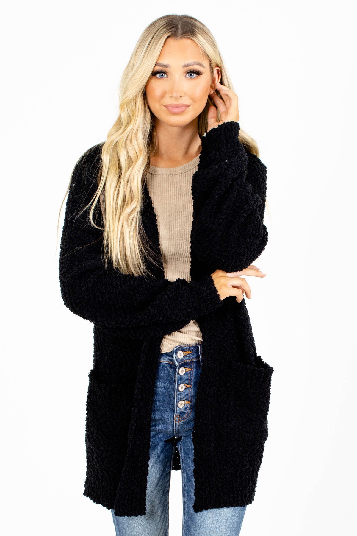 Cozy Casual Cardigan in Boutique Style