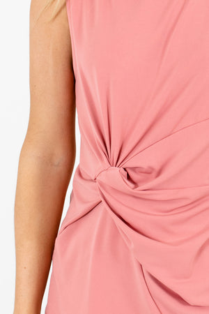 Front Knot Detail on Women's Tank Top