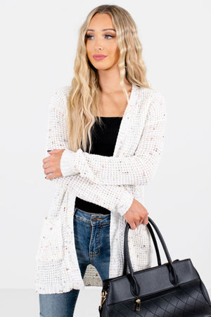 Women’s Cream Warm and Cozy Boutique Cardigan