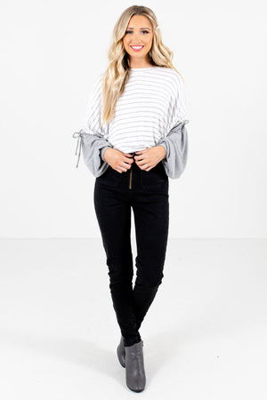 White Cute and Comfortable Boutique Tops for Women