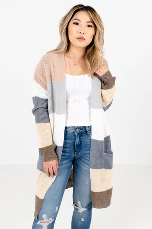 Women’s Blue Relaxed Fit Boutique Cardigan