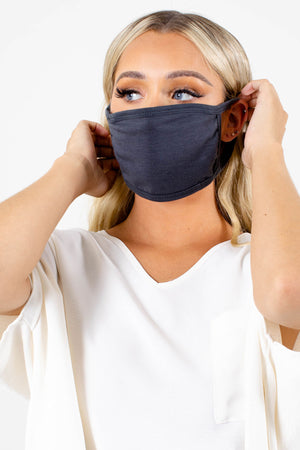 Gray High-Quality Boutique Face Masks for Women