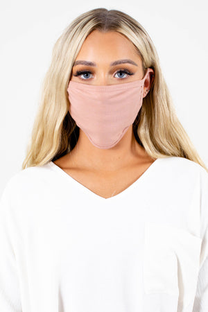 Pink Comfortable Boutique Face Masks for Women