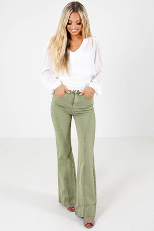 Women's Sage Green Spring and Summertime Boutique Clothing