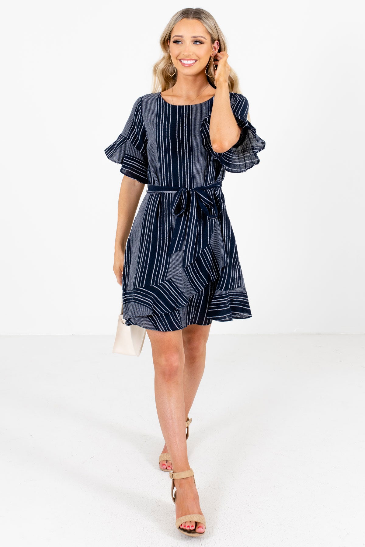Women's Navy Blue Spring and Summertime Boutique Clothing