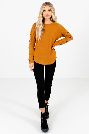 Women's Orange Fall and Winter Boutique Clothing