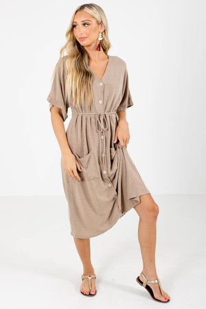 Women's Brown Spring and Summertime Boutique Clothing