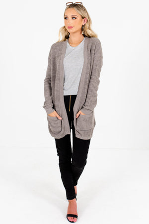 Women’s Gray Fall and Winter Boutique Clothing