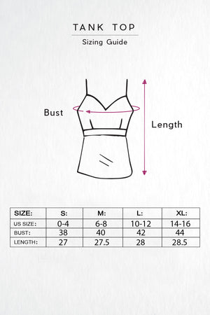 Tank Top Sizing Guide.