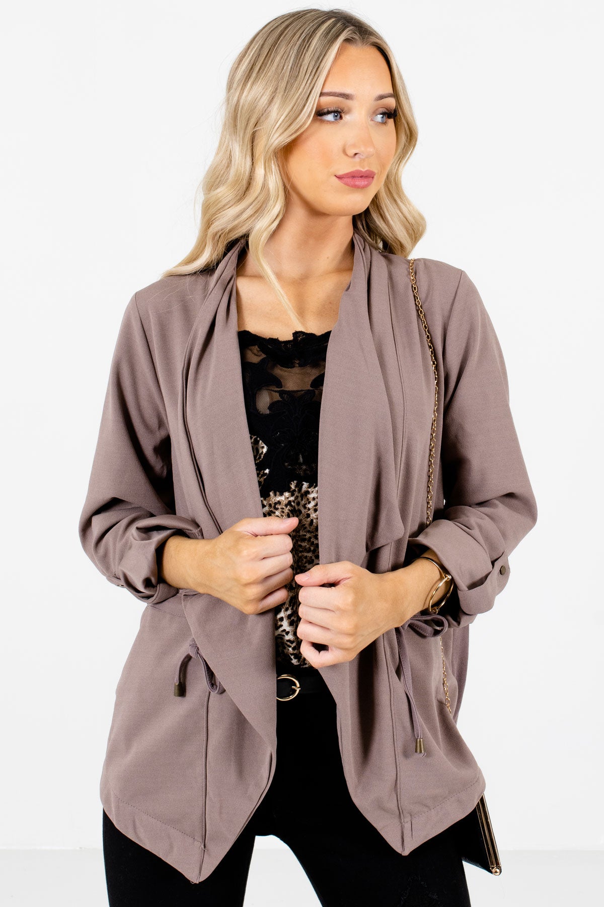 Sucker for You Mocha Brown Jacket | Boutique Jackets for Women