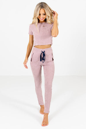 Pink Cute and Comfortable Boutique Two-Piece Sets for Women