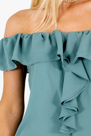 Green Affordable Online Boutique Clothing for Women