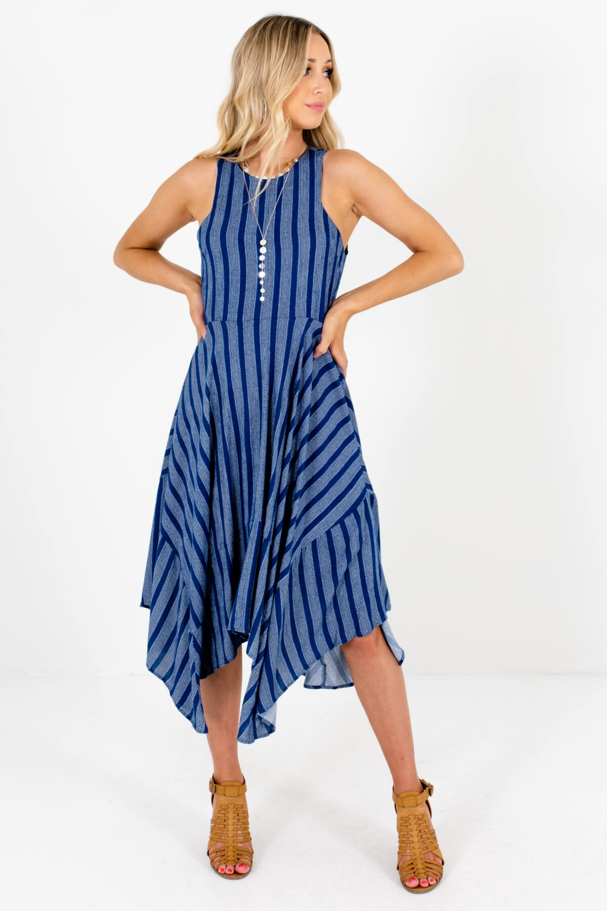 Blue Cute and Comfortable Boutique Dresses for Women