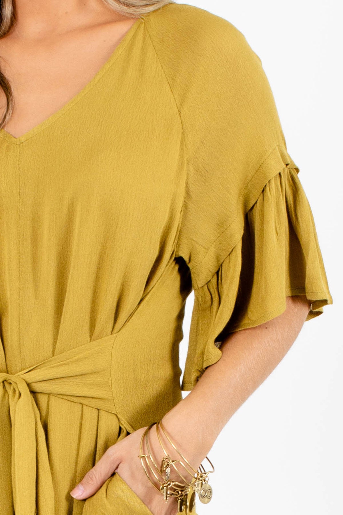 Yellow Cute and Comfortable Boutique Maxi Dresses for Women
