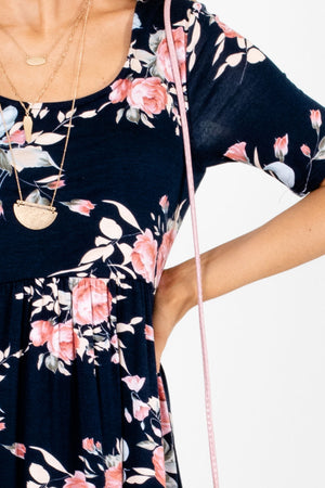 Navy Blue Affordable Online Boutique Clothing for Women