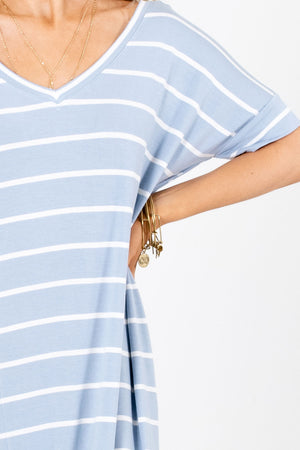 Sweet & Sunny Striped Maxi Dress