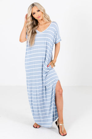 Sweet & Sunny Striped Maxi Dress