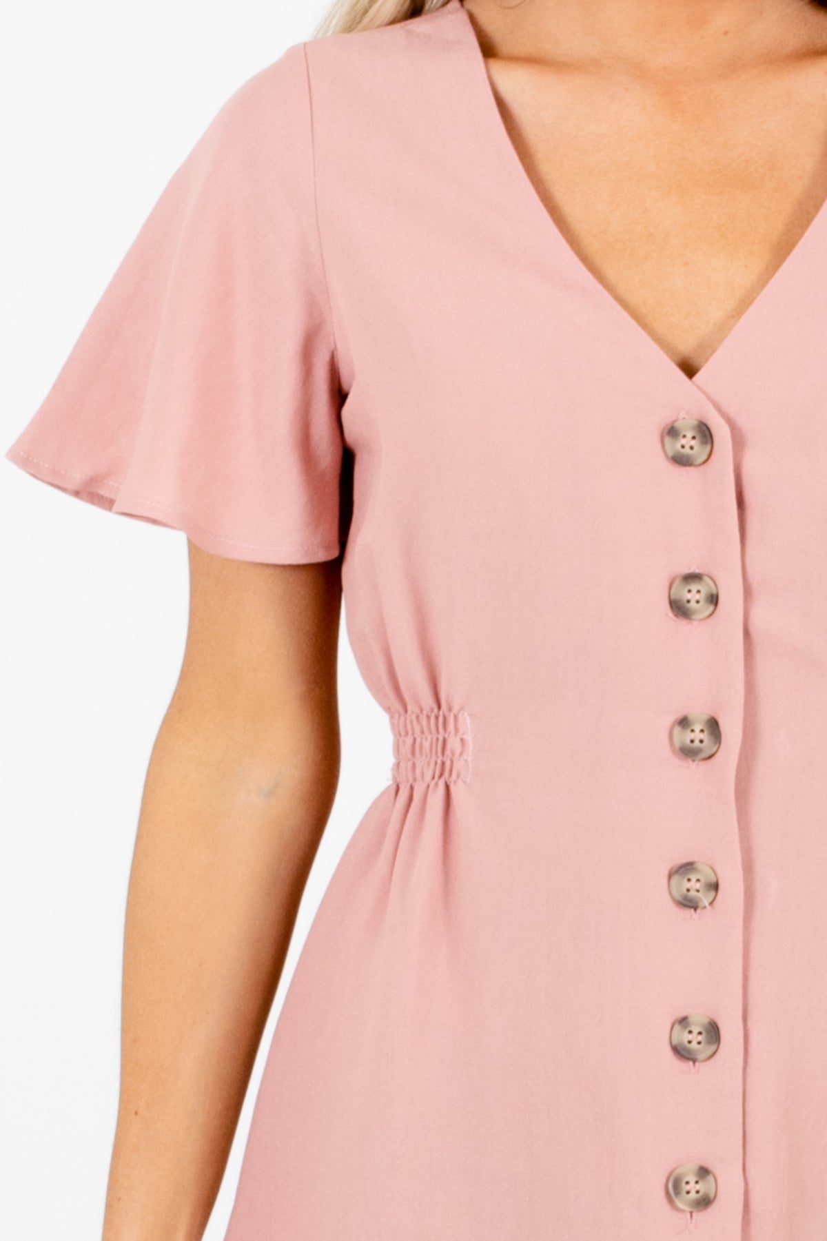 Pink Casual Everyday Boutique Mini Dresses for Women