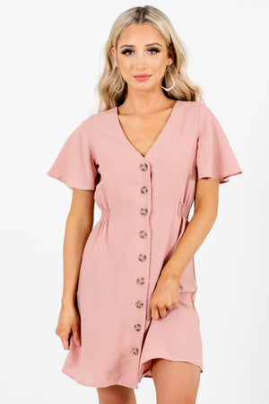 Pink Cute and Comfortable Boutique Mini Dresses for Women