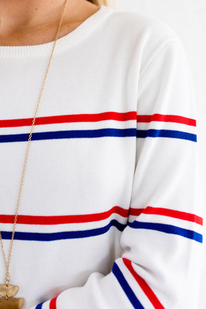 Women's White Spring and Summertime Boutique Clothing