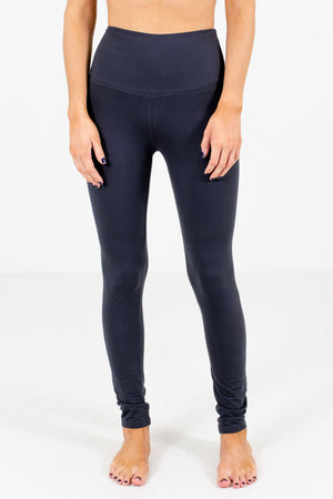 Charcoal Gray Soft High-Quality Material Boutique Leggings for Women