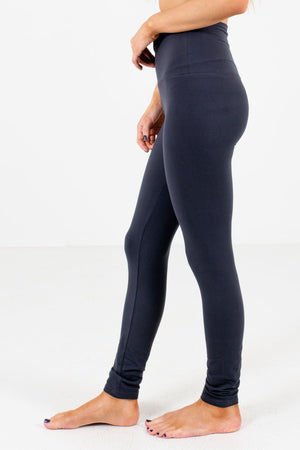 Charcoal Gray Skinny Fit Boutique Leggings for Women