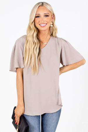 Brown Affordable Online Boutique Clothing for Women