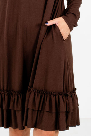 Brown Affordable Online Boutique Clothing for Women