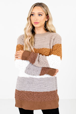 Women's Brown Warm and Cozy Boutique Clothing